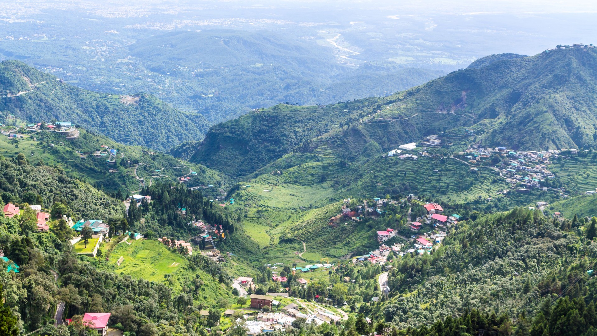 Dehradun view from Mussoorie